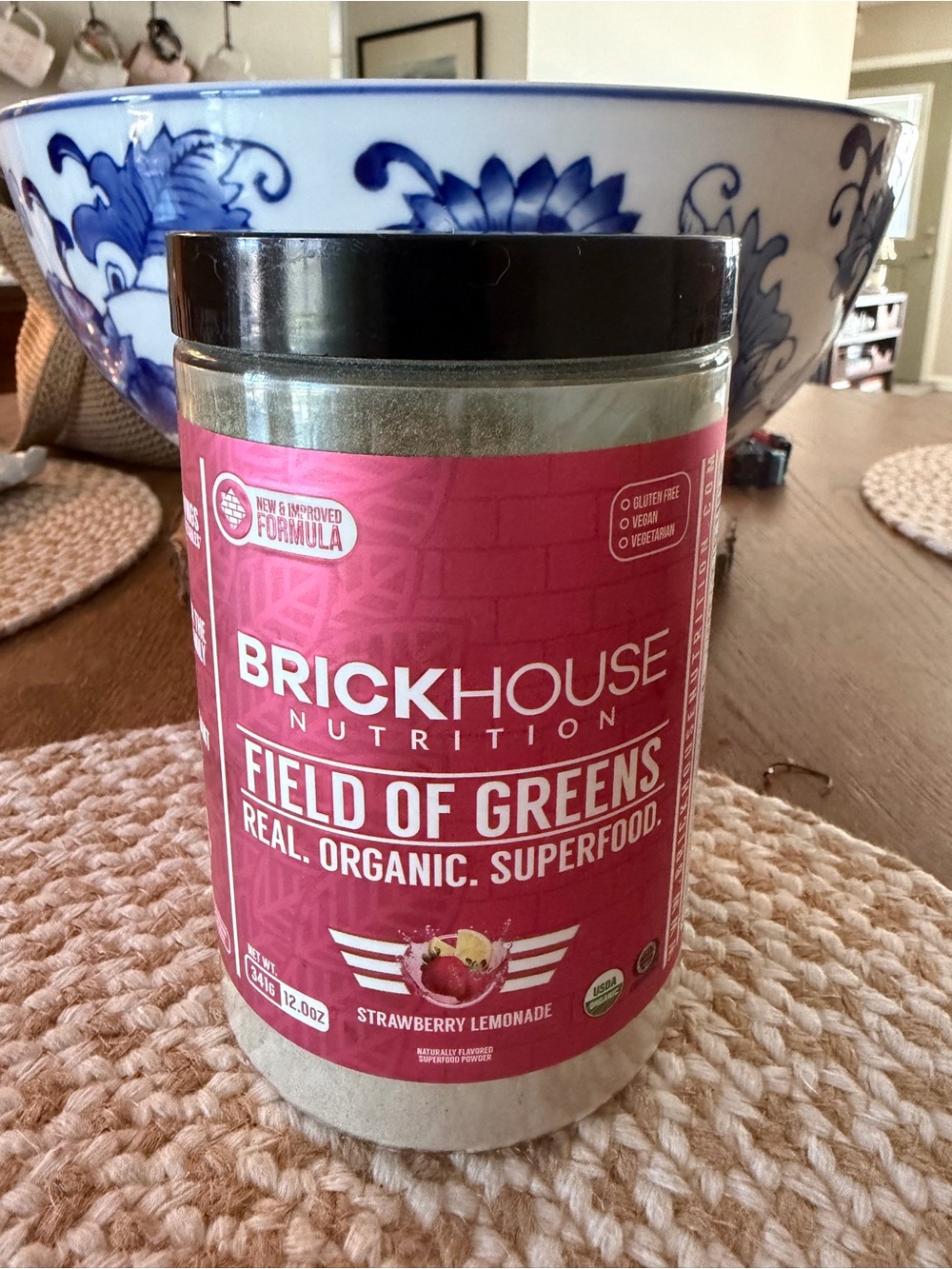 Brickhouse Nutrition Field of Greens Strawberry Lemonade